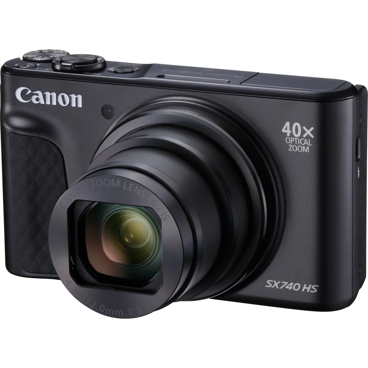 Black 20.3 Compact PowerShot Camera, SX740 HS Megapixel Canon
