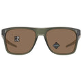 910011 Leffingwell Sunglasses Men's Bronze 57 Oakley Rectangular OO9100 Prizm