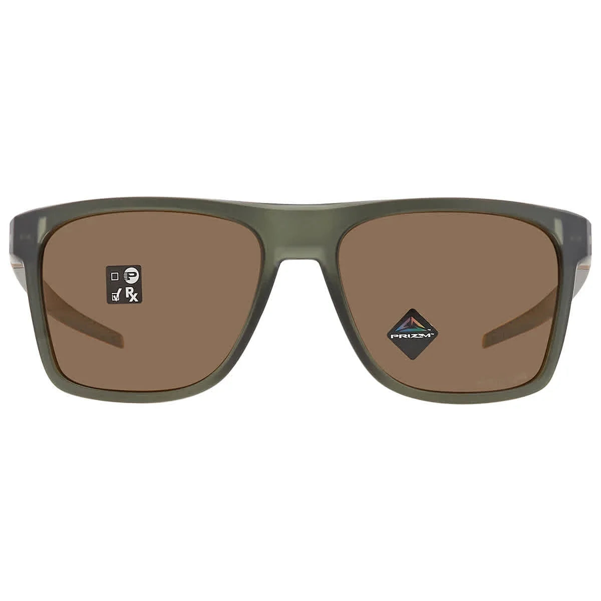 910011 Leffingwell Sunglasses Men's Bronze 57 Oakley Rectangular OO9100 Prizm