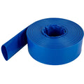 Transfer, Swimming Clamps, 2" Duty Hose Drain Flat 105', PVC Discharge Weather-proof Water Lay with Heavy for & Fabric Backwash BENTISM Ideal & Pool Blue x Hose, Burst-proof, Hose,