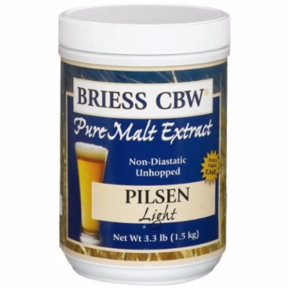 Malt Light, 3.3-Pound CBW Briess (Pack 2) of Jars Extract, Pilsen