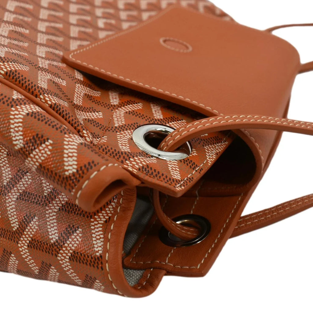 GOYARD Rouette Orange Pre-owned Shoulder Soft Bag Canvas