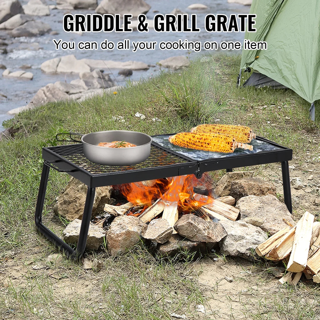 Pit Picnic Portable Outdoor BBQ Grill Folding Campfire Steel Fire Camping SKYSHALO