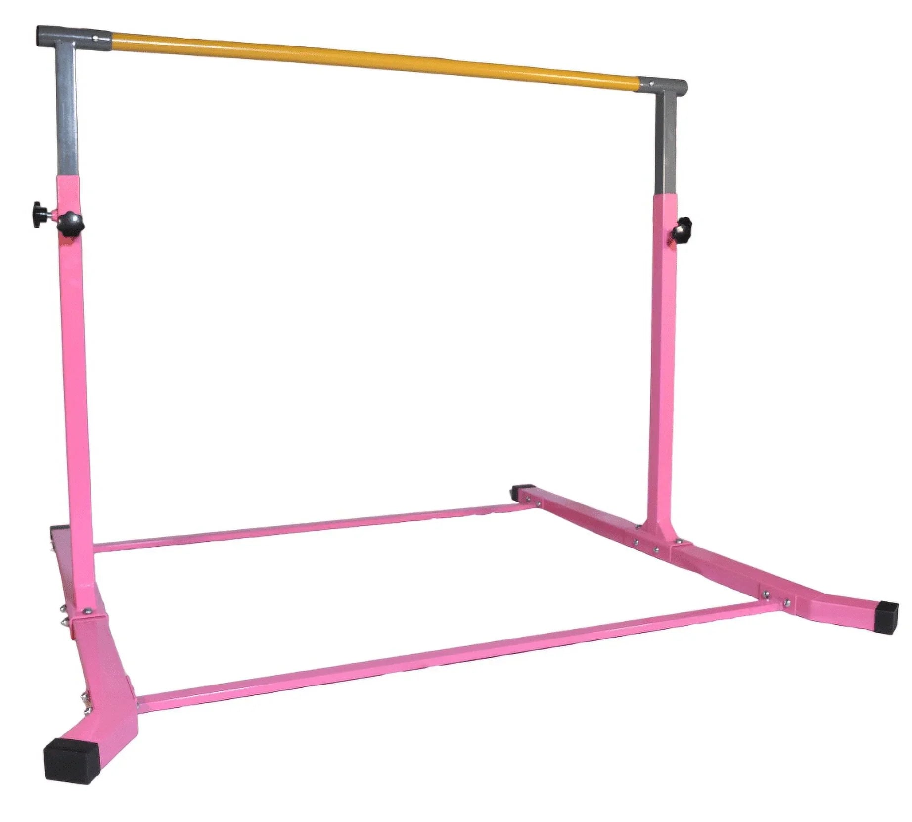Bar Gymnastics 5 Bar for (Pink) Kip Strong to Equipment Legs Training, Star-TD Curved Gymnastics Home Gymnastic Junior Expandable Gym Adjustable Heavy Kids Height FT Duty 3 Training 5 Horizontal FT