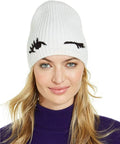 Cream/Black York New Winking Spade Beanie Kate
