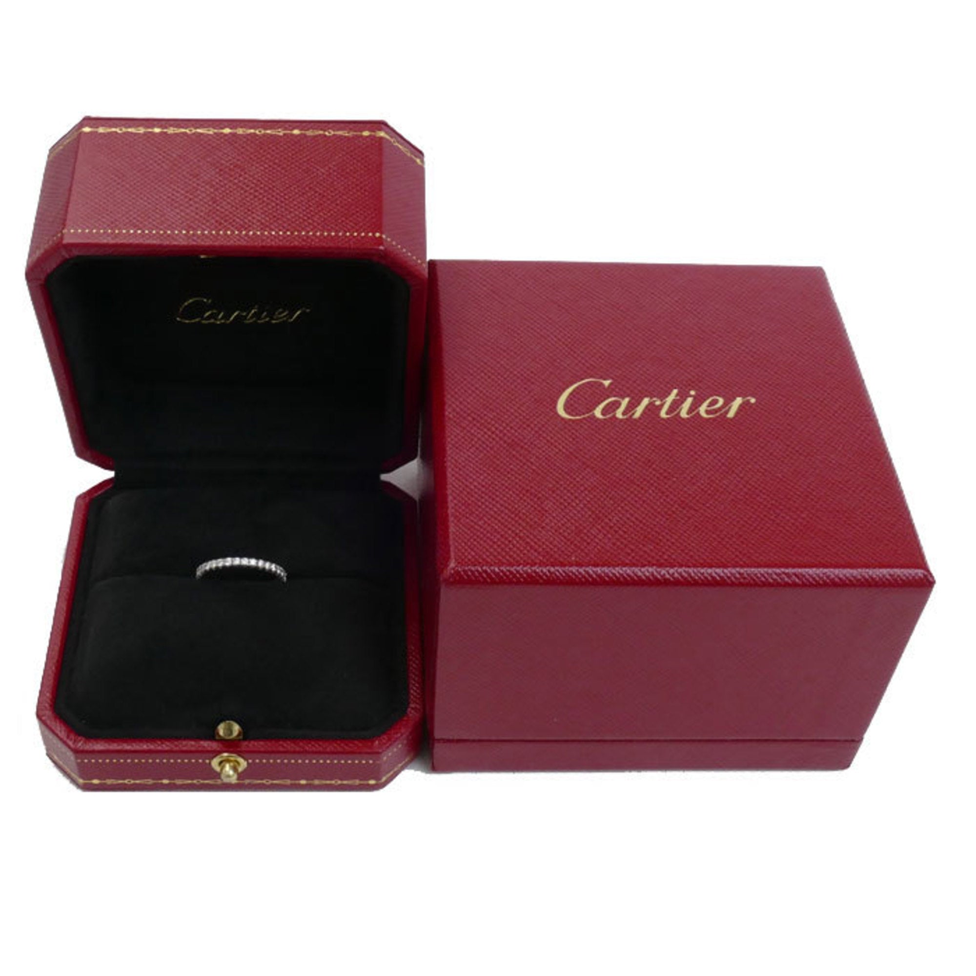 CARTIER Gold Eternity Cartier Women's Etincelle Full 46 6 de (Good) Pre-Owned Size White B4077946 1.6g K18WG Ring