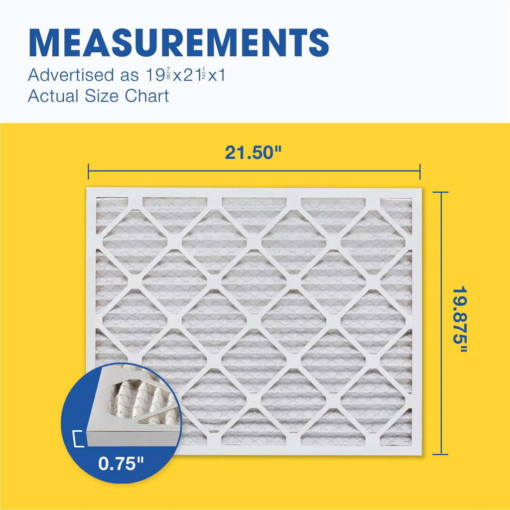 Filter, 21 1, Aerostar USA 19 7/8 4, MERV 1/2x1 x Pleated 13, 1/2 Air of the Box in 19 Made x 7/8x21
