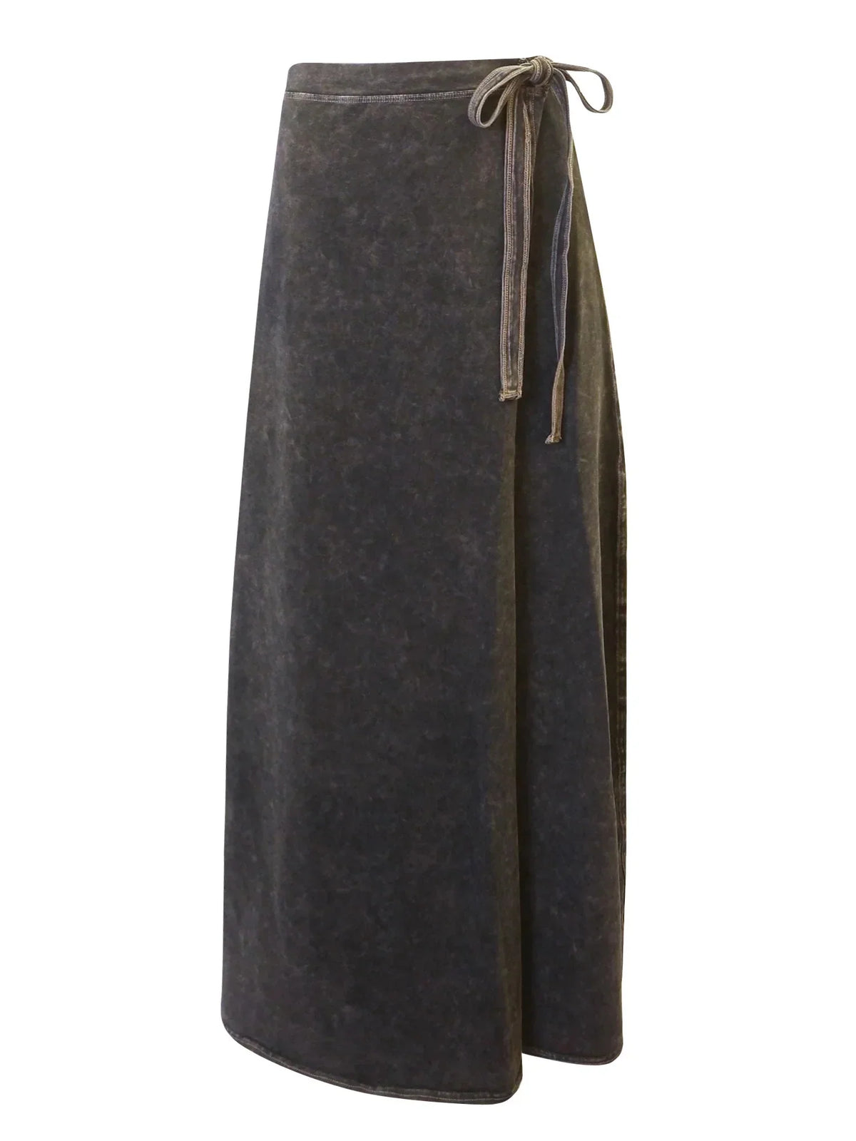 Tail Hard (W-964) Wrap Skirt Long