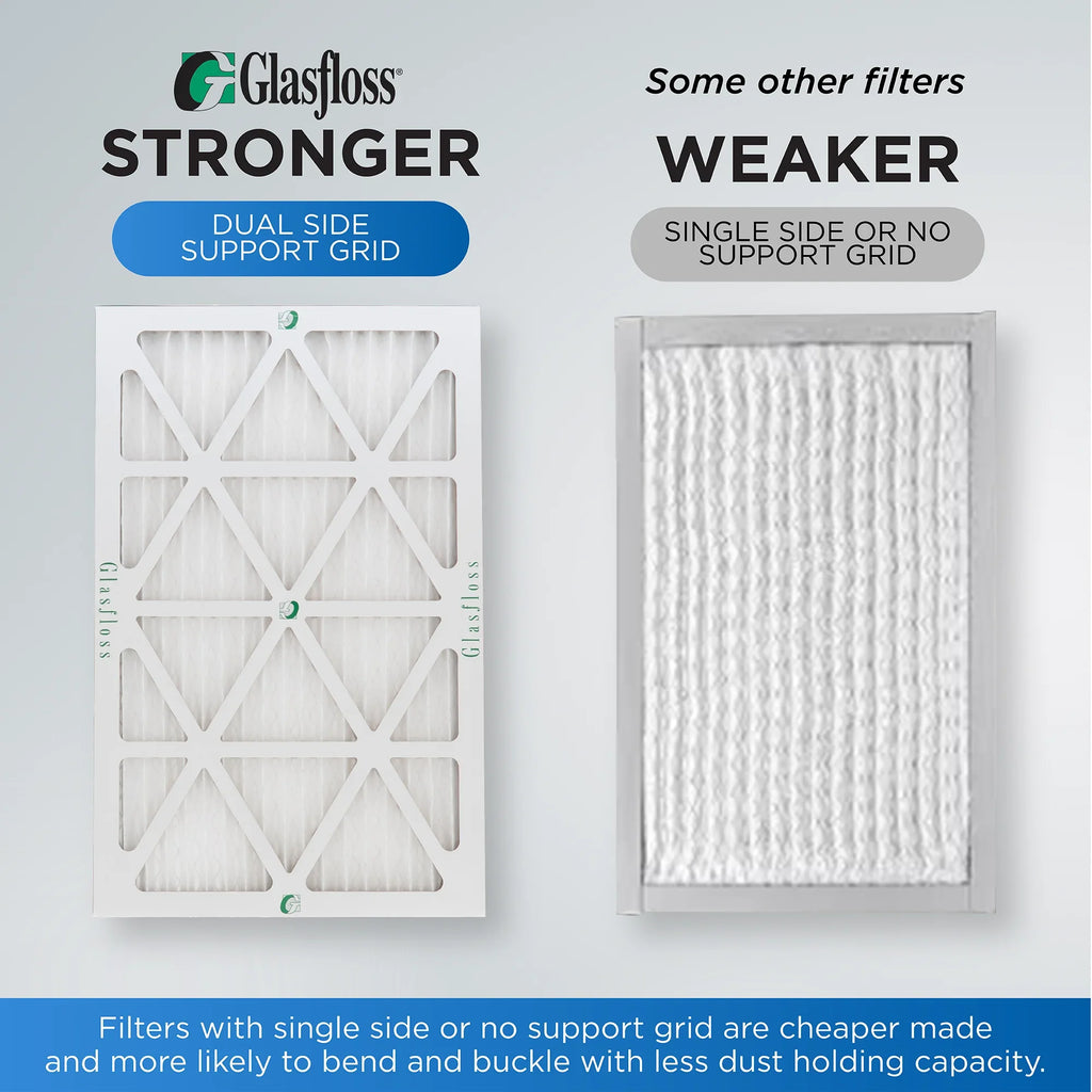 MERV x of 23-3/8 by Glasfloss. Pack 7/8 Pleated 10 Air 23-3/8 Actual Size: Filters x 24x24x1 12