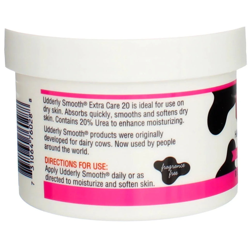 with 2 oz Udderly Replenishing, Cream Smooth Urea, 8 Pack 20% Care Extra