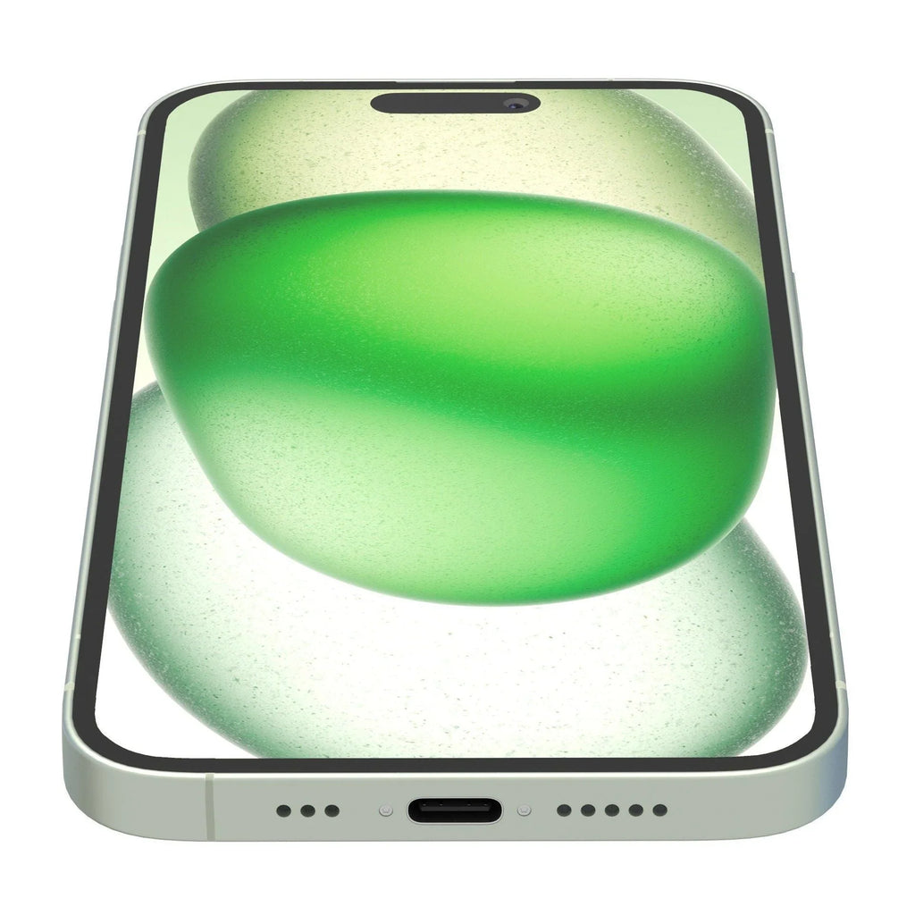 128GB Apple Green iPhone (Refurbished) - 15 (Factory Unlocked) Restored Plus