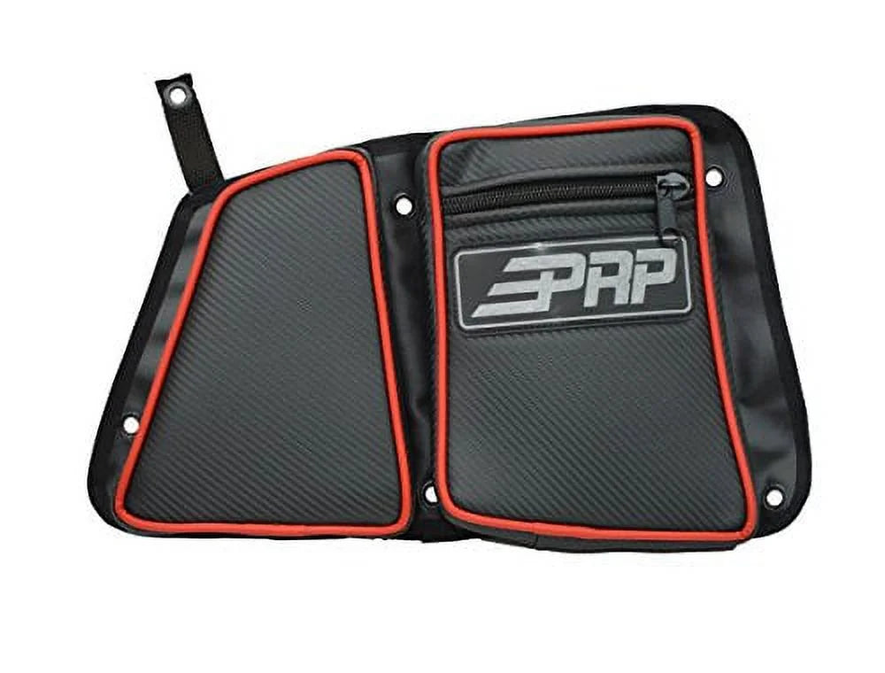 Knee Red Rear Seats E41-214 PRP Storage Bag Side Carbon Pad, Door with Fiber