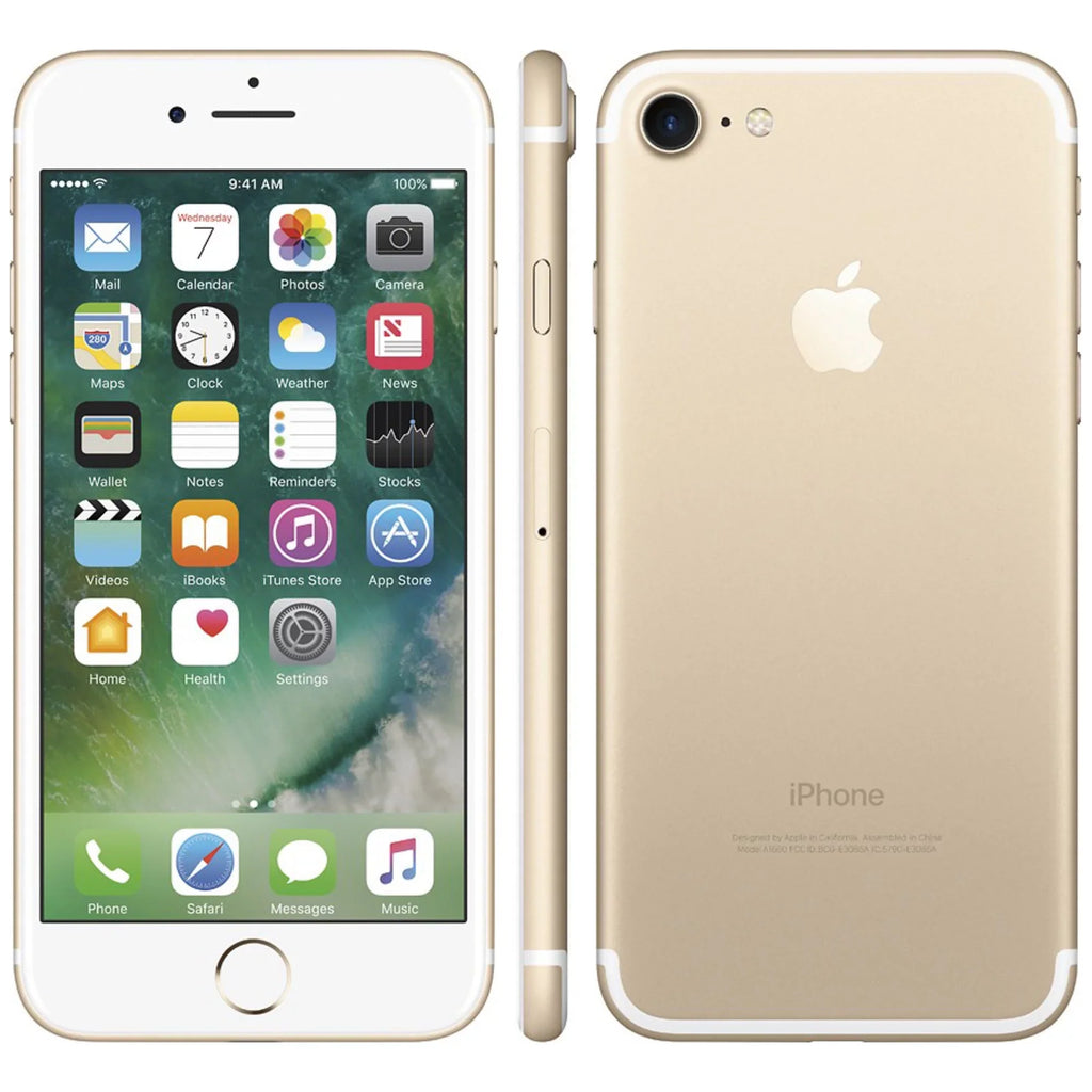 Unlocked Gold - Carrier (Good) Apple Pre-Owned 32GB - iPhone 7