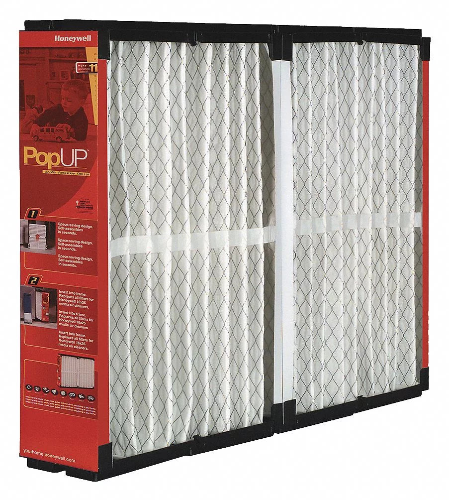 11,20x20x5" POPUP2020 Filter,MERV Cleaner Air Furn Honeywell