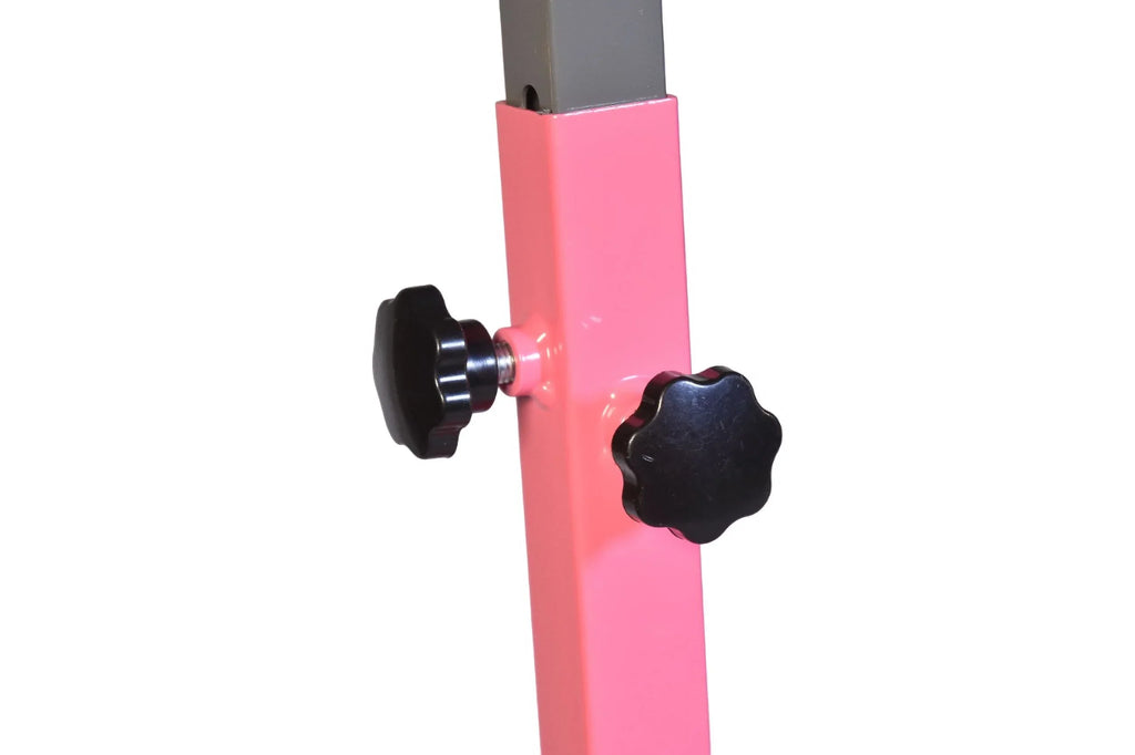 Bar Gymnastics 5 Bar for (Pink) Kip Strong to Equipment Legs Training, Star-TD Curved Gymnastics Home Gymnastic Junior Expandable Gym Adjustable Heavy Kids Height FT Duty 3 Training 5 Horizontal FT