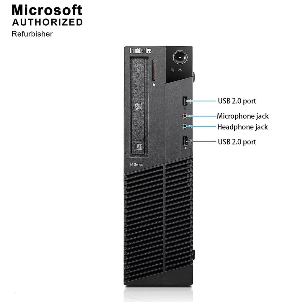 RGB RAM, 1TB Included), Keyboard - DDR3 DVD, and (Monitor Intel ) Desktop Quad-Core 11 - (Used PC 4GB M92P Windows Not HDD, Mouse Lenovo Like Pro, WIFI, i5, Computer
