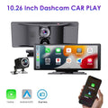and Stunning DVR Compatibility Touch Screen 10.26'' Camera Android 2K Car - KingFurt WIFI Resolution Wireless Smart Carplay Auto Dash
