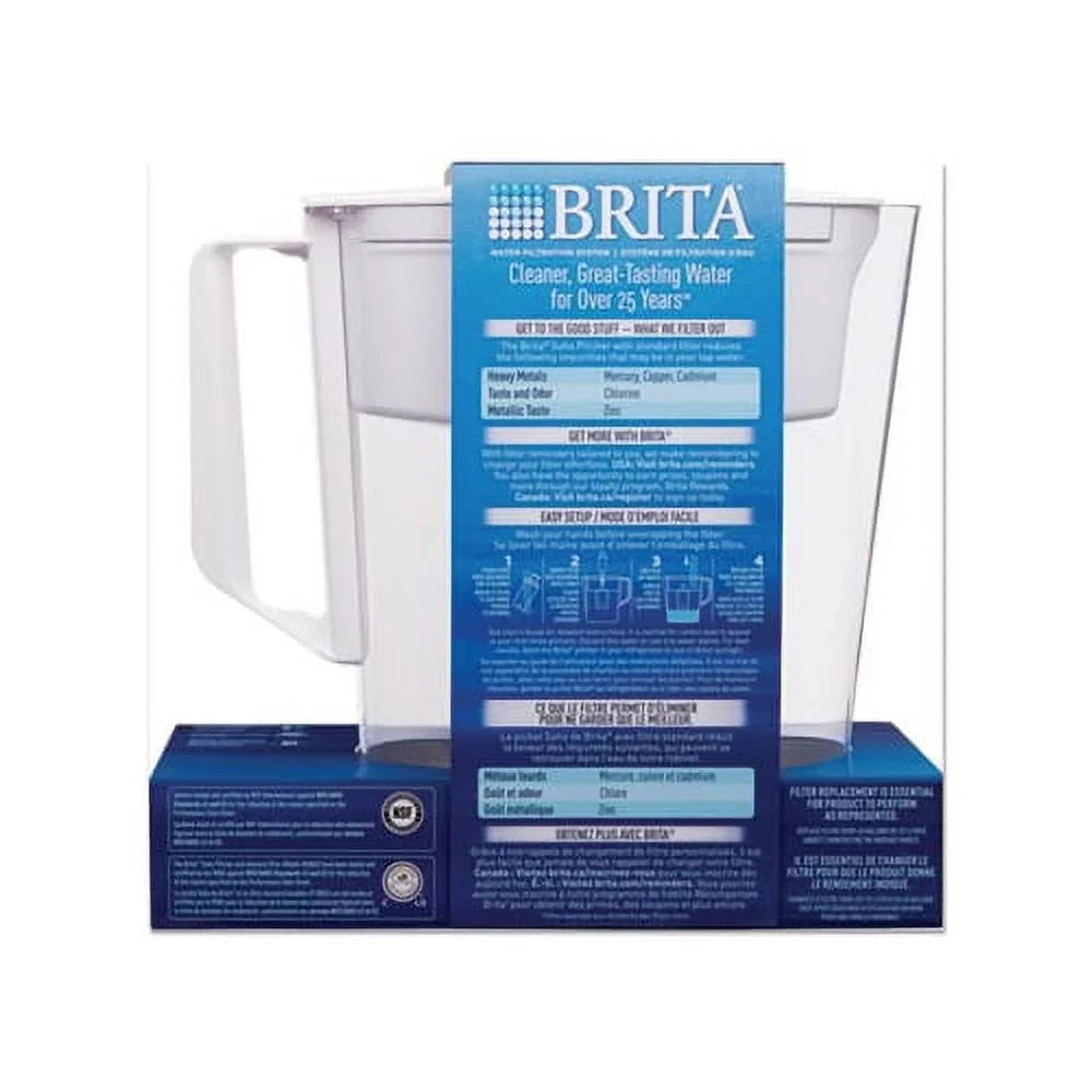 5 Cups 40 Filter oz, Water Pitcher Classic