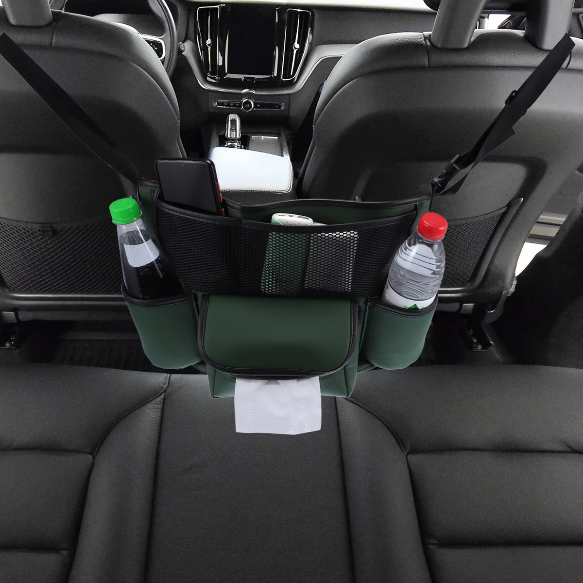 Multi Army Unique Purse 36x26x18cm Storage Seat Organizer Car Capacity for Backseat Pockets Car Bargains Green Large