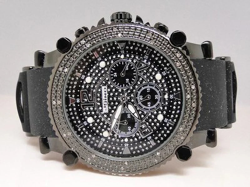 JoJino 50mm Watch Rubber Band XL Diamond Black
