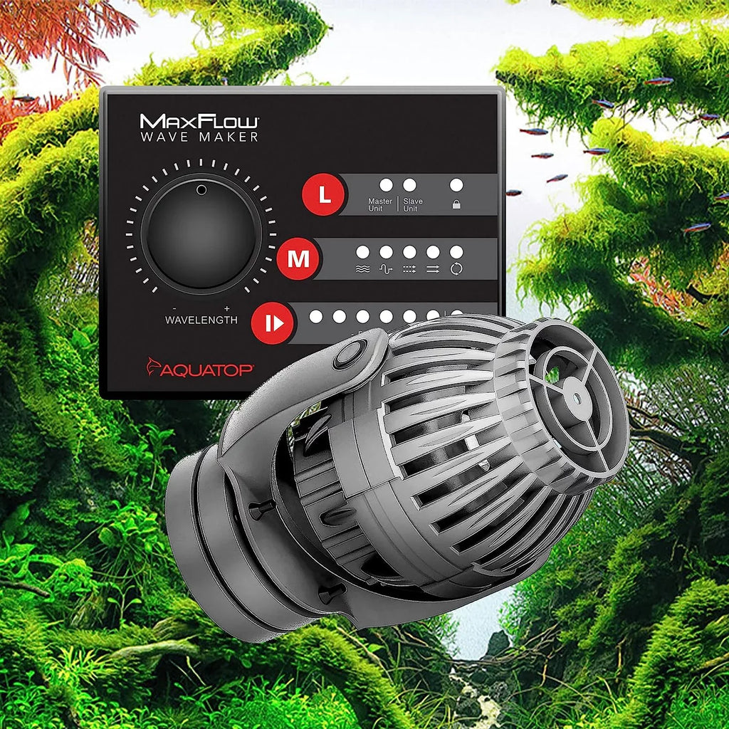 DC Fits Aquarium 2 With For Connect Wavemaker Wirelessly Pump Maxflow Gallon Controller, Or Aquariums, Safe – Pump, 2,113 55-125 Salt Tanks, GPH water MWV-2000 Units, More &