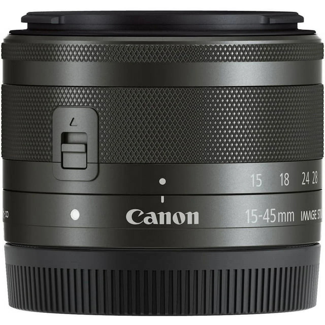 15-45mm STM f/3.5-6.3 Basic Lens - (Graphite) Canon EF-M DealExpo IS Bundle
