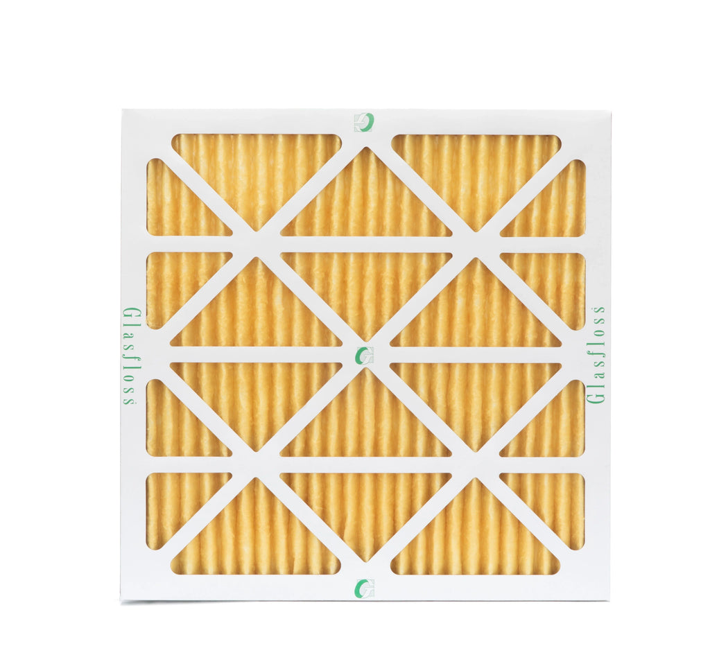 6 11 7/8 Size: x 21-1/2 Filters Pack Pleated Glasfloss. by MERV x Air 21-1/2 22x22x1 of Actual