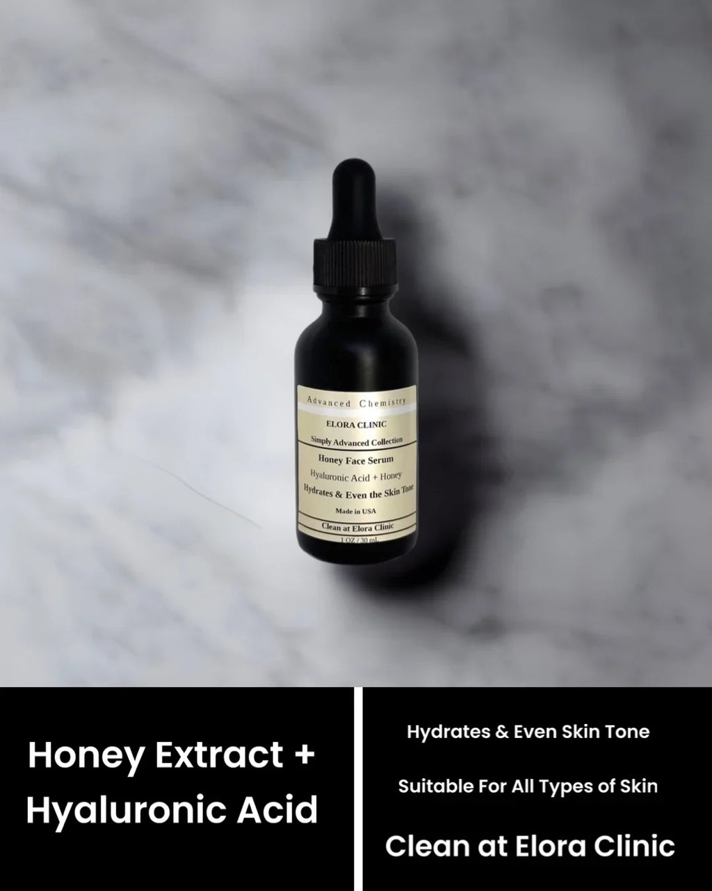 '- Elora Serum Serum Oil Hydrating Acid Clinic - Water Acid Based Free Honey and - Hyaluronic Hyaluronic Honey + Honey Deeply -