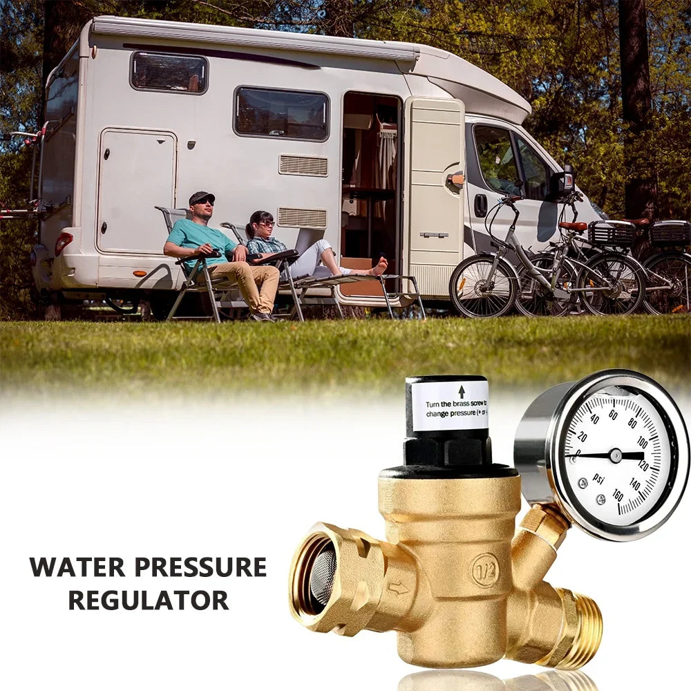Pressure Screened Valve And And Rv Reducer 0-160psi Water Pressure Filter GoolRC Brass Inlet -free Reducer Brass With With 0-160psi Pressure Adjustable Valve,0-160psi -free With Valve Water