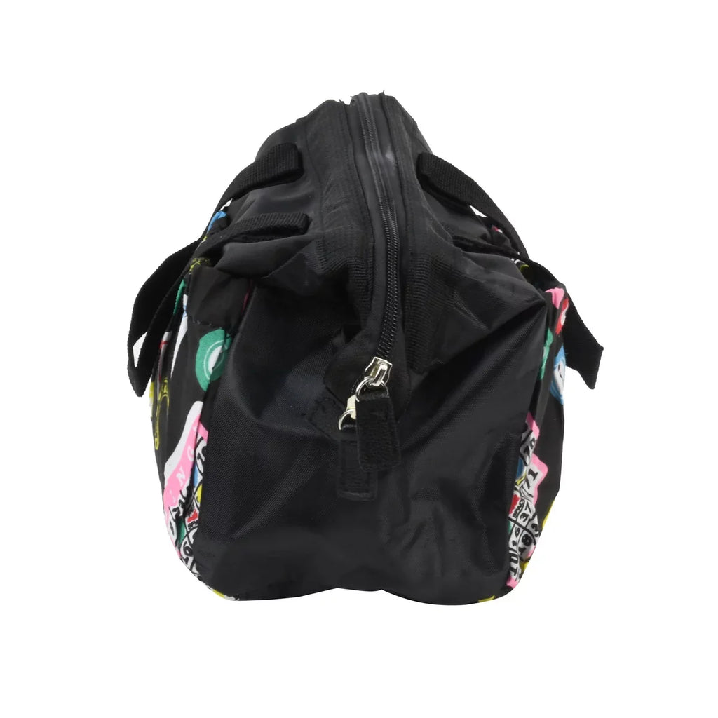 Bingo Bag Purse Black 6 Zipper Pocket Closure Game Dauber Holder Card Night Tote