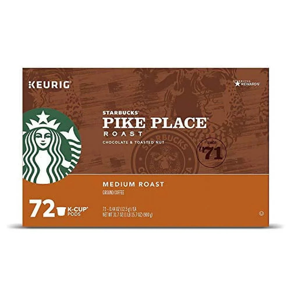 Brewers, Roast boxes Portion K-Cup Place Coffee Count for 72 Keurig K-Cups) Starbucks (3 Pike 24 Packs of