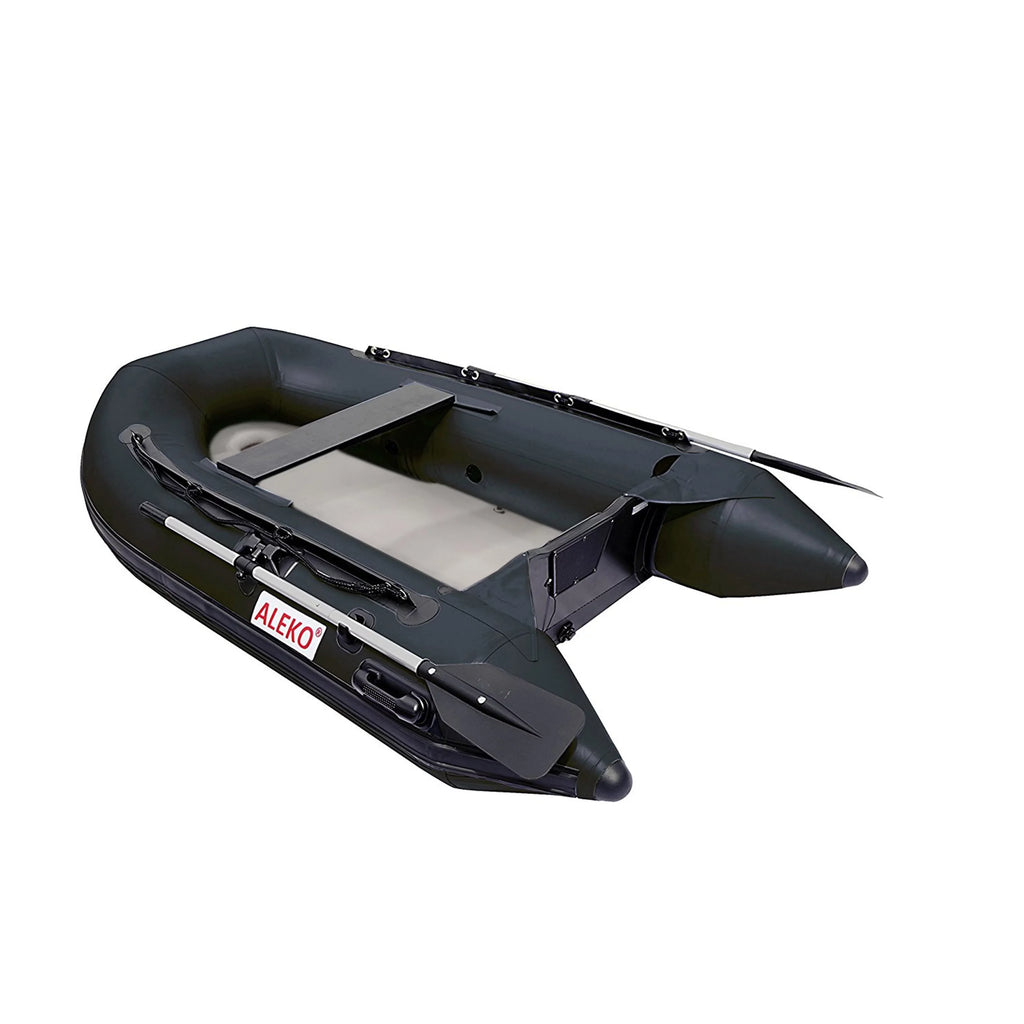 Inflatable ALEKO Fishing Black 8.4 - Boat Floor Foot Air -