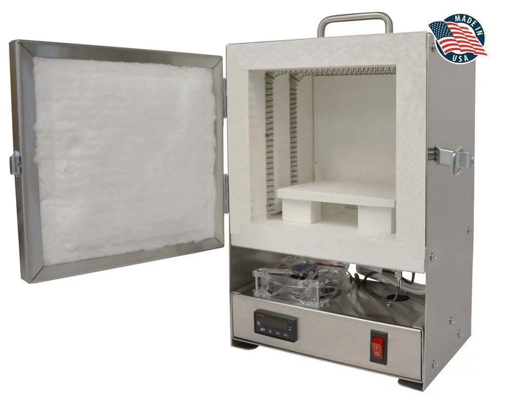 Company Metal Firing Kiln Steel Making Tabletop Stainless Clay Ceramic Jewelry FUR-0056 RapidFire Pro-L Enameling Furnace Furnace - Electric