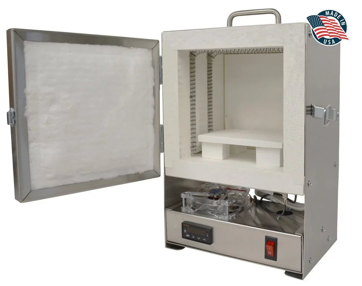 Company Metal Firing Kiln Steel Making Tabletop Stainless Clay Ceramic Jewelry FUR-0056 RapidFire Pro-L Enameling Furnace Furnace - Electric