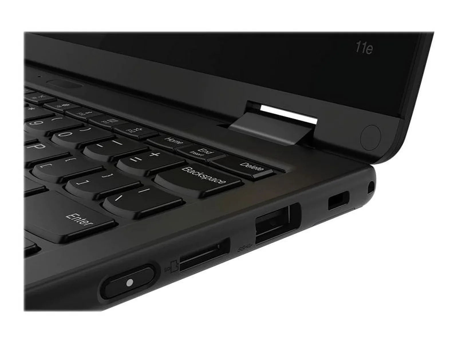 '- ThinkPad 1.1 11.6" SSD kbd: - 10 Yoga - - 8100Y (HD) - / 11e IPS GB 6 GHz Core 20SF 5 Intel NVMe Flip Gen 615 x touchscreen Pro - 1366 - Graphics black RAM UHD US - Win - 64-bit Lenovo 256 GB design 768 4 - m3 Wi-Fi