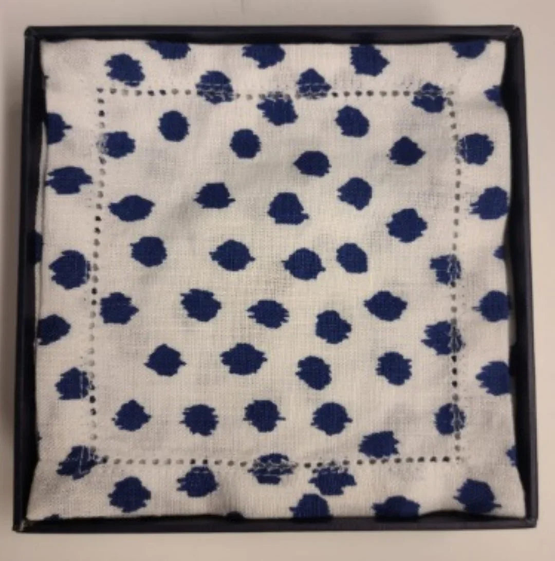 of 4 Renta Oscar Set De Napkins – La 5.5 Coktail White,