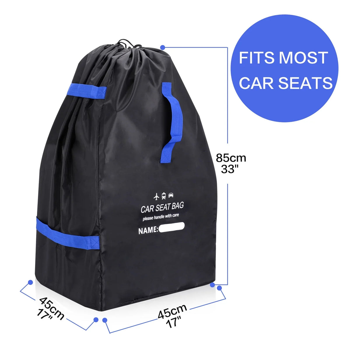 Travel Bag Check Shoulder bag Storage Air for Gate Large Airplane Infant Universal for Straps Seat Durable with Carseat Car Carseat Bag Travel