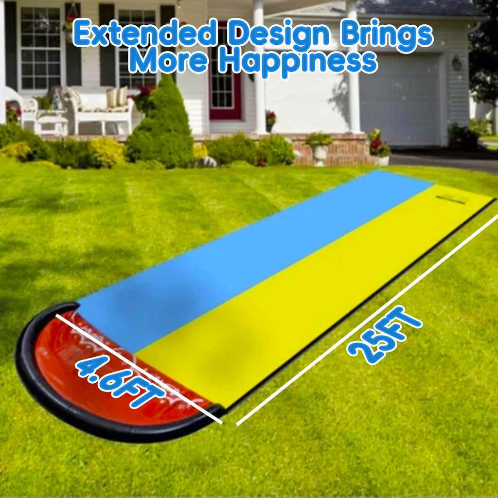 2 Duty Double Lawn for Lawn Heavy x 4.6ft Water for Adult Slide Water Slide Inflatable Kids, Activities 25ft Boards Slip Summer with Outdoor Yard Play Water YoYfun and Sprinkler