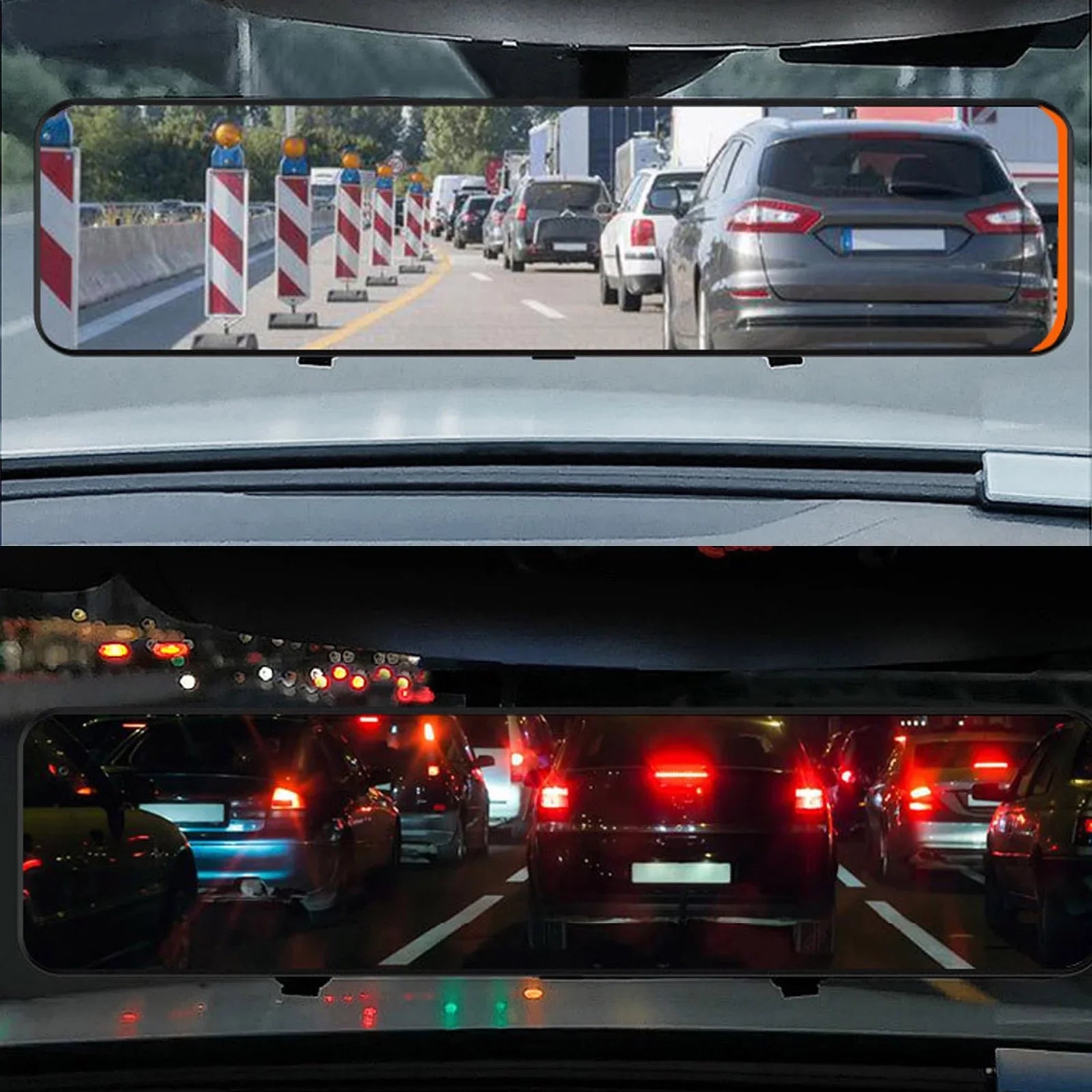 Mirror Recorder GPS Video DVR View Kits 12"Dual Night Cam Rear Car Camera Dash