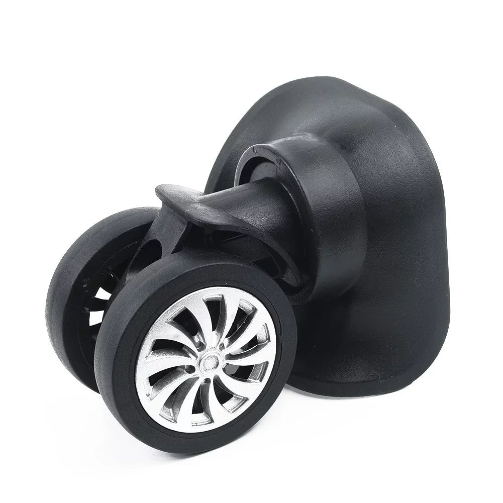 Set Universal Replacement Black Suitcase Wheels 4 Wheel Yuri Swivel Luggage