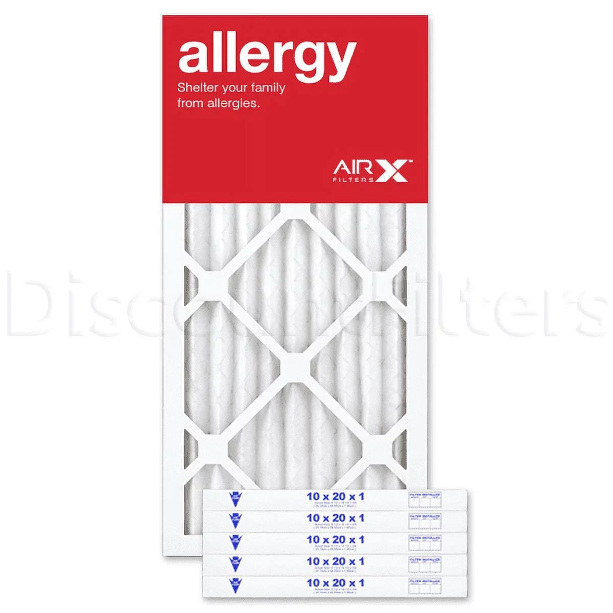 Filter, Filters in USA Air Pleated AIRx 6-Pack, Allergy the Furnace 11 Air MERV 10x24x1 Filter AC Made HVAC