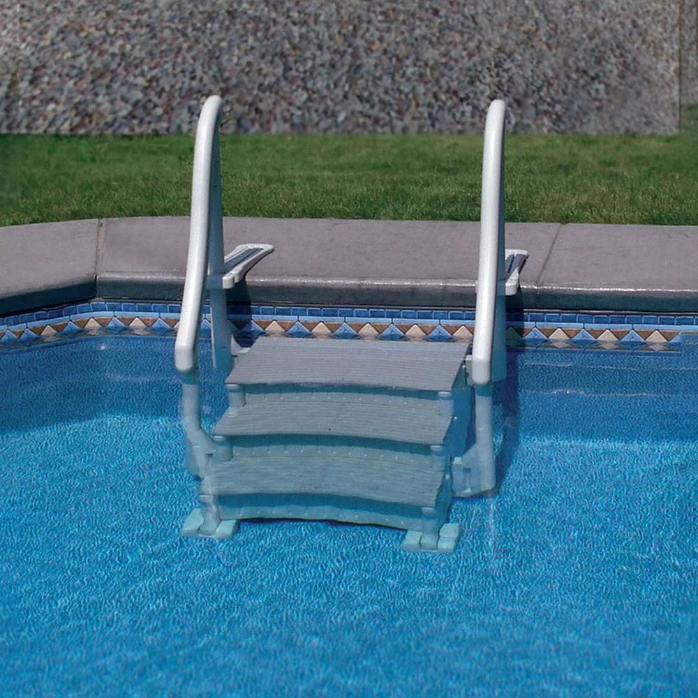 Grand Entry Steps Swimming Pool CCXIG Stairs Inground Gray Pack) (2 Confer