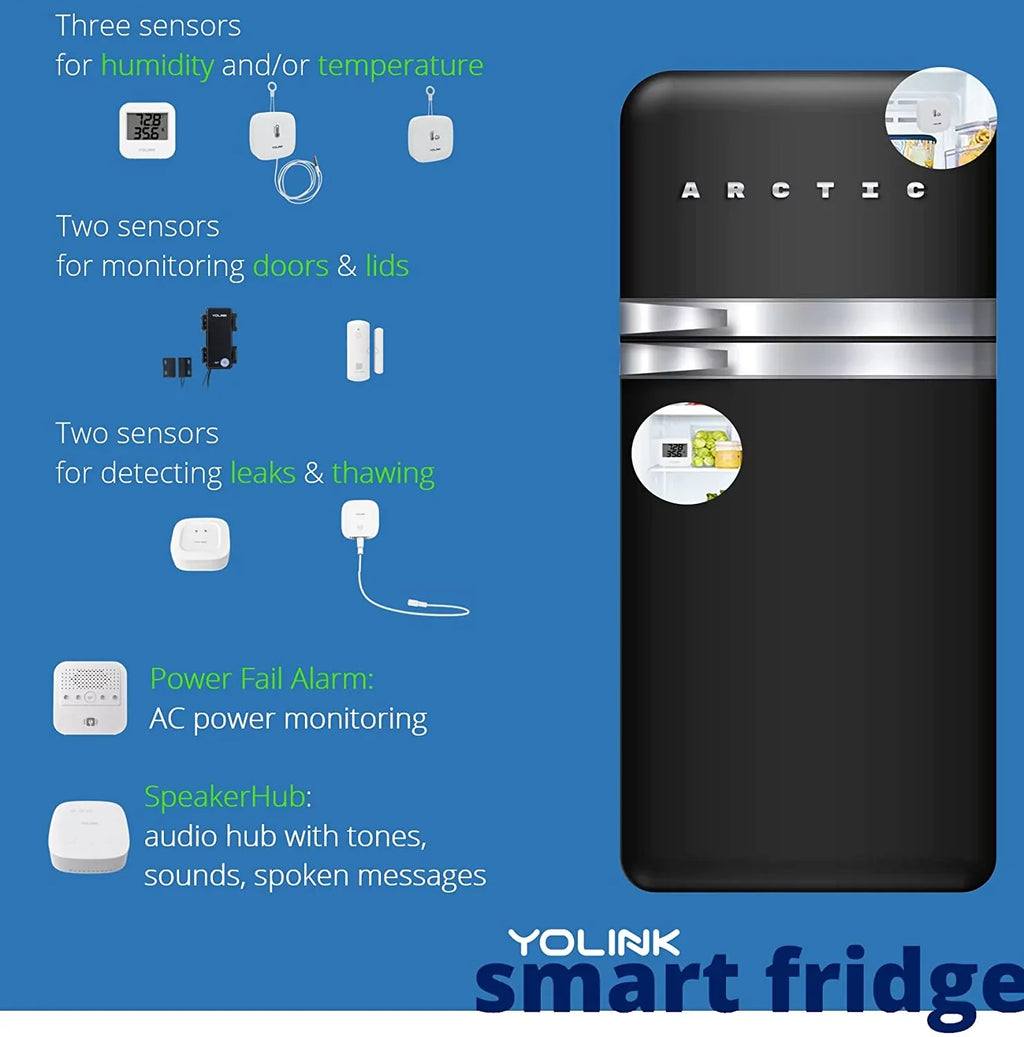 Smartphone to Alerts, Cage/Tank Fridge degrees) Hub 2 Humidity Smart Monitoring Wireless - Temperature Wide / Works Pet Monitoring Range for Freezer (-22 158 Pack IFTTT, Included Alexa with Sensor