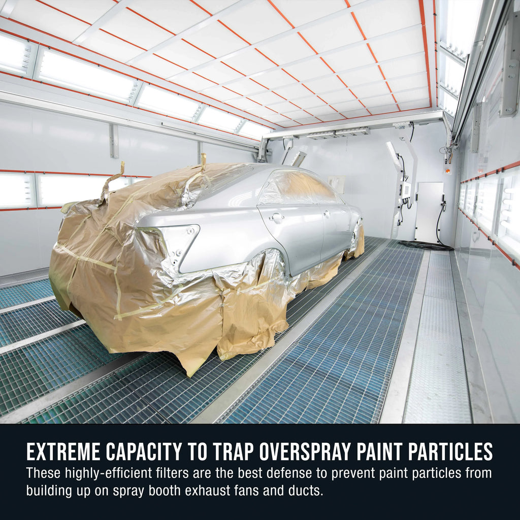 Captures Roll, Heavy-Duty Master Car - Overspray - Filter 100' 18 in Particles Arrestor Autobody Paint 20.5" Booth Elite Spray Refinish Paint Traps x Fiberglass Booths Paint Premium Exhaust Gram