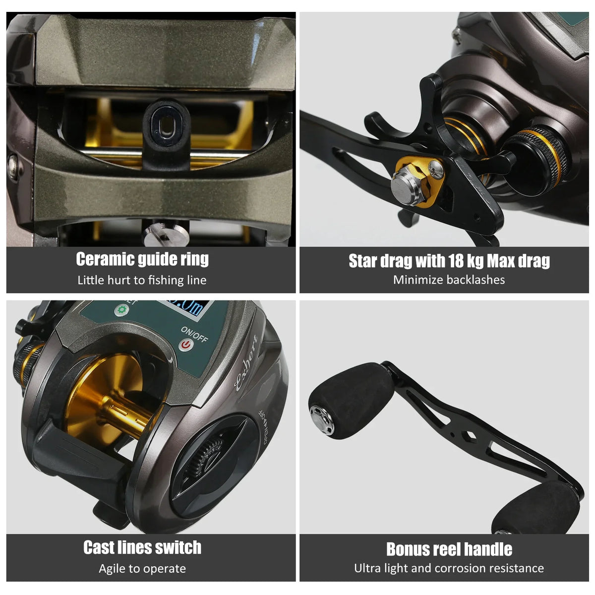 6.4 Speed 6.4 Baitcasting Brake Brake EXBERT Speed Eryue 9+1bb Display Display Ratio 1 With Fiber Reel 1 Reel Carbon 9+1bb Carbon Speed Reel Reel Reel Reel,With With Display Usb Baitcaster Fiber Reel