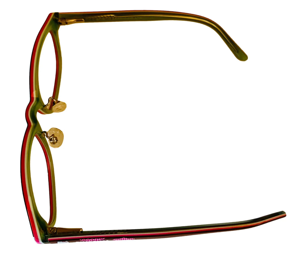 285 Soft Plastic Girls Eyewear 45mm Kitty Frame Rectangle Red Hello