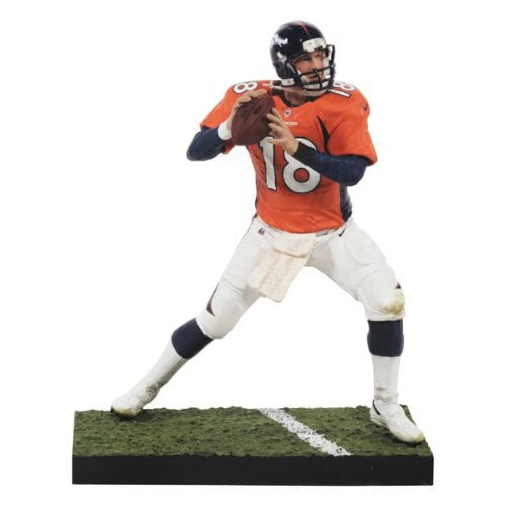 Peyton Figure Orange NFL Action Jersey Manning