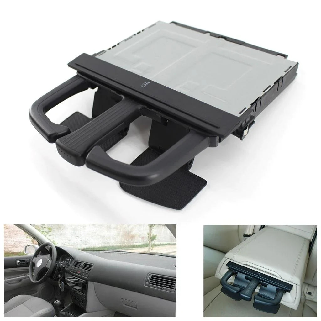Universal Cup for VW Sliding Bora Holder Black Front A3/A4/A5/A6/Q5/Q7 Dashs MK4 Car Golf B6 's