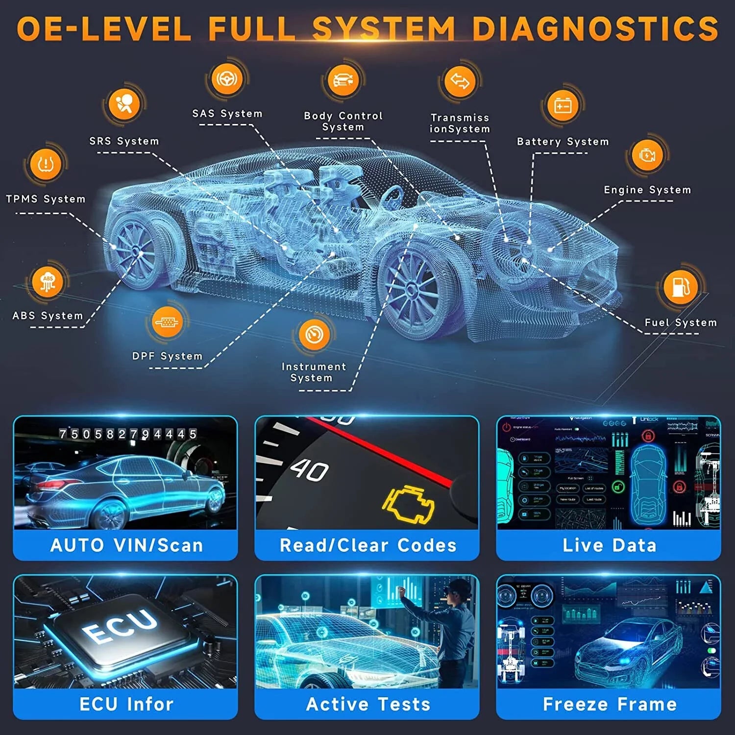 TPMS Tool BMW FOXWELL Bi-directional Coding Relearn Reader OBD2 Reset Scan for fit NT710 Code Diagnostic Scanner