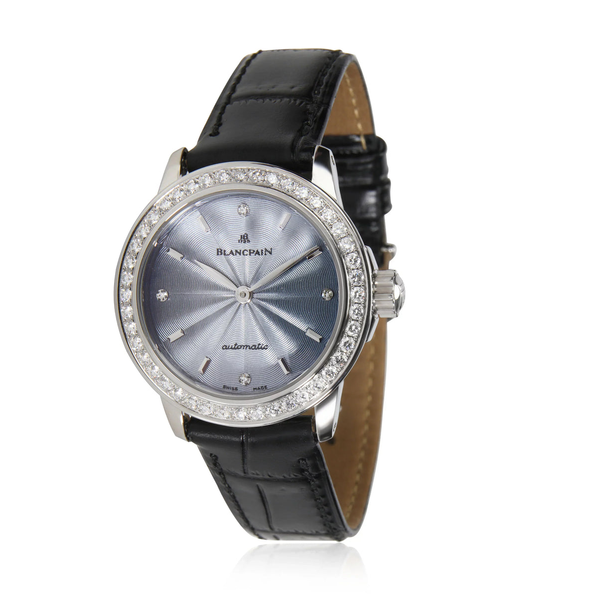 Women's Steel Watch Pre-Owned Blancpain Léman 2102 in Stainless